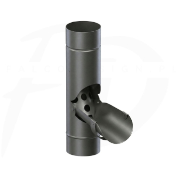 Łapacz deszczówki stalowy ⌀ 120 firmy KROP kolor grafit